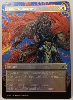 Flawless Maneuver FOIL Proxy Playtest Card with Custom Fantasy Art - Image 5