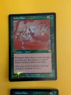 Saber Ants x2 Insect Mercadian Masques. FOIL. Magic the Gathering Card. - Image 5
