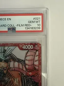 2023 ONE PIECE PREM CARD COLL -ONE PIECE FILM RED- #021 FRANKY PSA 10 - Image 4