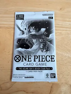 One Piece Card Game The Azure Sea's Seven Dash Pack SEALED ENGLISH - Image 1