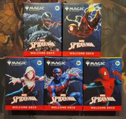 1x MTG Spider-Man Welcome Decks [Set of All 5 Decks] *FACTORY SEALED* NEW - Image 1