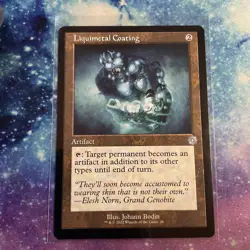 Liquimetal Coating (REGULAR) x1 - MTG The Brothers' War Retro Artifacts BRR #28 - Image 1
