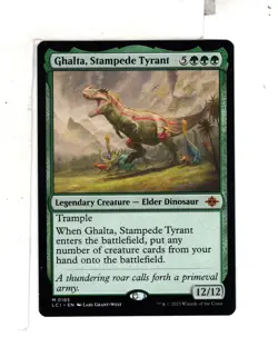 MTG SkeenAB Ghalta Stampede Tyrant from LCI. NM. - Image 1