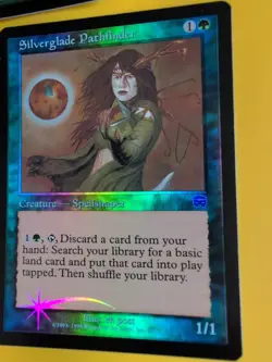 Silverglade Pathfinder & Silverglade elemental Mercadian Masques. FOIL. MTG Card - Image 3