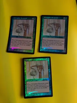Silverglade elemental x3 Mercadian Masques. FOIL. MTG Card - Image 1