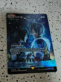 Stay with Me - Rhystic Study (Showcase) Final Fantasy: Through the Ages Foil - Image 1