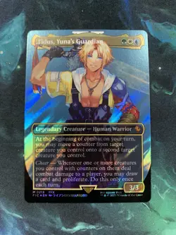 Tidus, Yuna's Guardian (Borderless) (Surge Foil) Commander: Final Fantasy C - Image 1