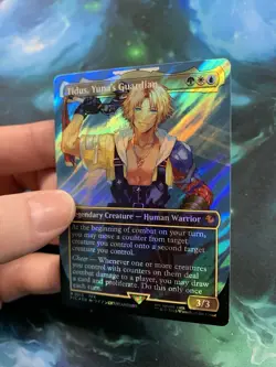 Tidus, Yuna's Guardian (Borderless) (Surge Foil) Commander: Final Fantasy C - Image 2