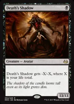 1x Death's Shadow Light Play, English Modern Masters 2017 MTG Magic - Image 1