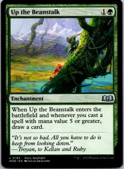 Up the Beanstalk U Wilds of Eldraine 195 NM - Image 1