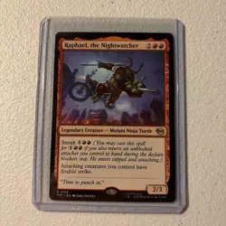 Raphael, the Nightwatcher - MTG TMT Teenage Mutant Ninja Turtles - NM/MINT - Image 1