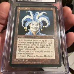 Magic The Gathering Ice Age Jester's Cap MTG Graded CGC 8.5 Reserve List 1995 - Image 2