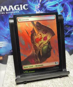 MTG Teenage Mutant Ninja Turtles Mountain 256, NM, Foil, Fresh, Ships Quickly - Image 1
