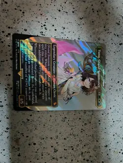 Yuna, Grand Summoner (Borderless) (Surge Foil) Commander: Final Fantasy Foil - Image 1