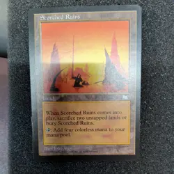2qty Scorched Ruins Weatherlight reserved list x1 LP - Image 1