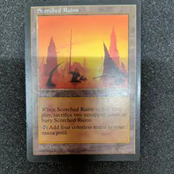 2qty Scorched Ruins Weatherlight reserved list x1 LP - Image 2