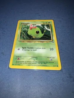 Pokemon TCG Caterpie 53/75 Neo Discovery Regular - Image 1