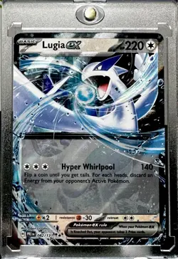 Lugia EX RARE HOLO REFRACTOR FOIL POKEMON CARD TCG TRADING CARD GAME MINT - Image 1