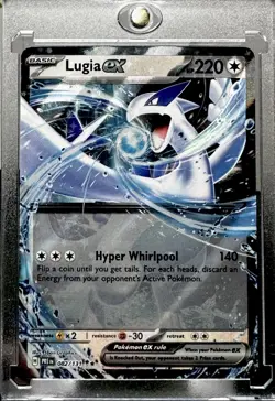 Lugia EX RARE HOLO REFRACTOR FOIL POKEMON CARD TCG TRADING CARD GAME MINT - Image 2