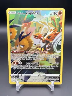Pokemon Galarian Zapdos SWSH283 Black Star Promo Holofoil Holo - Image 1