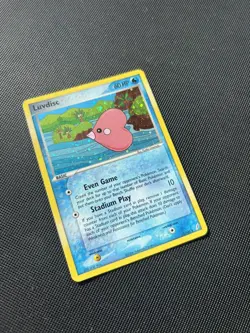 Pokemon Card EX Crystal Guardians Holo Luvdisc 7/100 Rare - Image 3