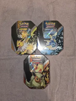 Pokemon TCG Eevee Evolutions Tin Set - 2021 EVOLVING SKIES PACKS! RETIRED SEALED - Image 1