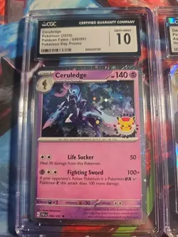 Pokemon TCG CGC 10 Ceruledge 040/091 Holo Pokemon Day Promo Card 2024 - Image 2