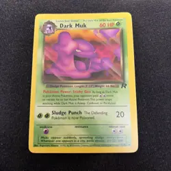 Dark Muk 41/82 Uncommon WOTC Team Rocket Pokemon n MINT COMBINED POSTAGE - Image 1