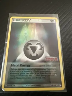METAL ENERGY Reverse Holo 88/108 EX Power Keepers STAMPED Pokemon Card [DMG] - Image 1