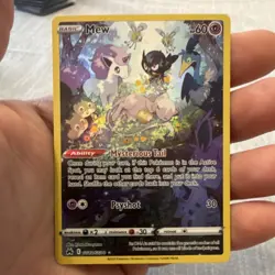 Pokemon Mew GG10/GG70 Crown Zenith Galarian Gallery Ultra Rare Holo Basic 60 HP - Image 1