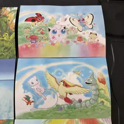 Pokemon WOTC Southern Islands Postcards set of 6 Rare see pics and description - Image 5