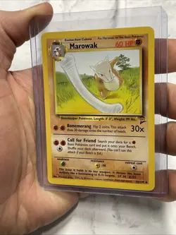 Pokemon TCG Marowak Base Set 2 52/130 Regular Unlimited Uncommon NM Near Mint - Image 2