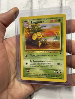 Pokemon Exeggutor 39/130 Base Set 2 Uncommon Pokemon TCG Vintage NM Nintendo Vtg - Image 2