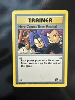 Pokemon Team Rocket Trainer Here Comes Team Rocket 71/82 MP￼ - Image 1