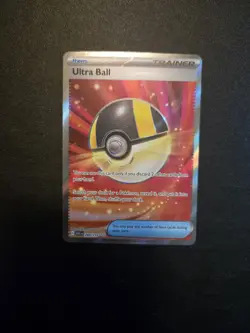 Ultra Ball Full Art Ultra Rare 264/217 Pokemon Ascended Heroes English IR NM - Image 1