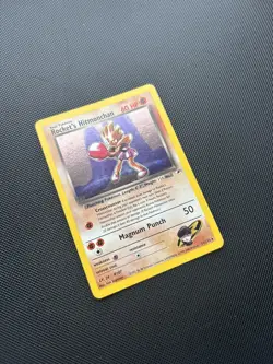 Pokemon Card Gym Heroes Set Holo Rocket's Hitmonchan 11/132 WOTC - Image 4