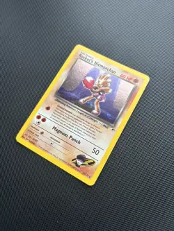 Pokemon Card Gym Heroes Set Holo Rocket's Hitmonchan 11/132 WOTC - Image 5