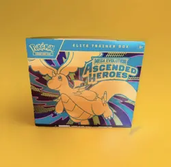 Pokemon TCG Mega Evolution Ascended Heroes ETB Elite Trainer Box Factory Sealed - Image 1