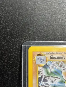 Pokemon Giovanni's Machamp 6/132 Gym Challenge Holo Rare - LP - Image 3