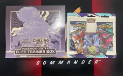 Pokemon Center Chilling Reign Error ETB with Extra Error Compensation Pack 🥶 - Image 1