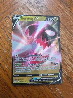 Regidrago V 135/195 Ultra Rare SWSH12: Silver Tempest NM Pokemon TCG - Image 1