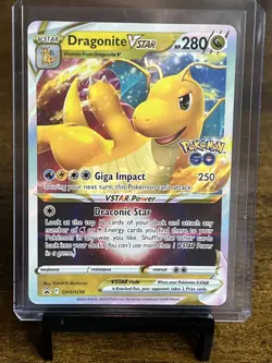 Pokemon Go Dragonite VSTAR - SWSH236 Sword & Shield Promo NM Pokemon TCG - Image 1