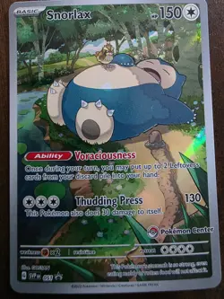 Pokemon Center 151 ETB Snorlax PC Exclusive Stamped Promo 051 - Image 1