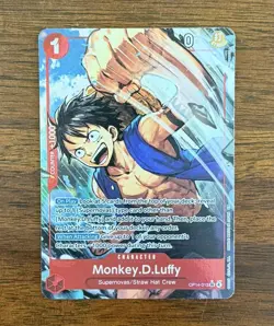 Monkey.D.Luffy - OP14-013 - Alt Art - The Azure Sea's Seven Foil EN NM 🔥 - Image 1
