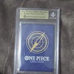 Bandai One Piece CCG Romance Dawn Shanks SCR Manga Art OP01-120 BGS 9.5 - Image 2