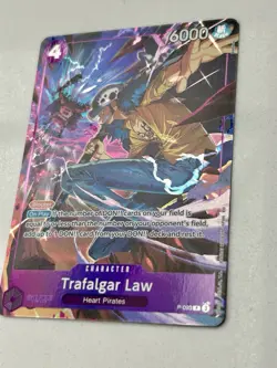 One Piece Trafalgar Law Promo P-093 Blocker Foil 6000 Power 4 Cost English - Image 2