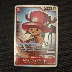 SR Tony Tony Chopper OP08-007 Two Legends Super Rare Foil One Piece TCG, NM - Image 1