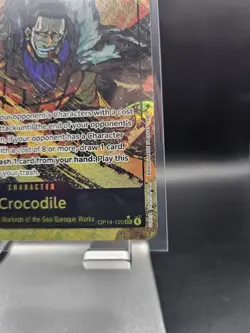 Crocodile - (Alternate Art) OP14-120 The Azure Sea's Seven One Piece Foil NM - Image 5