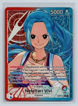 One Piece EB03-001 Nefeltari Vivi (L) Leader Alt Art Heroines Edition Alternate - Image 1