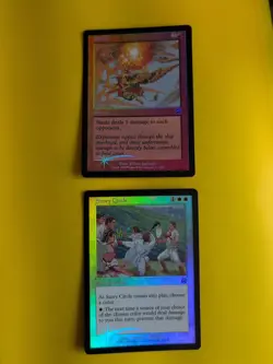 Sizzle & Story Circle Mercadian Masques. FOIL. Magic the Gathering Card. - Image 1